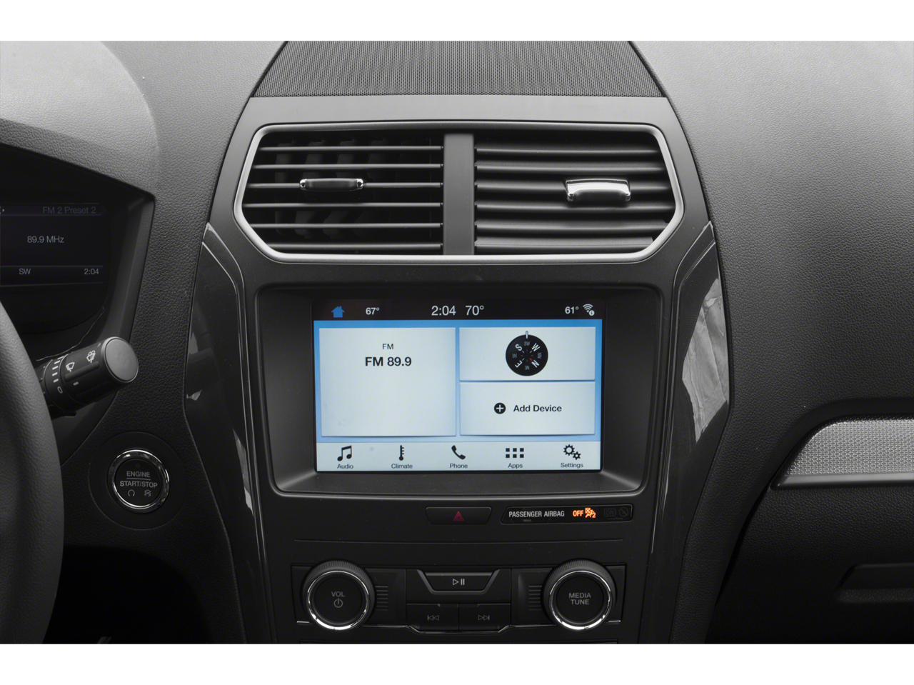 2018 Ford Explorer Limited Twin Panel Moonroof