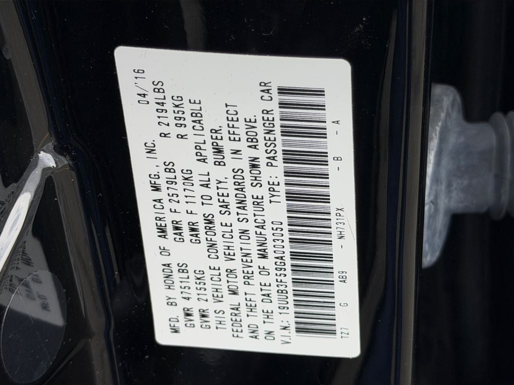 2016 Acura TLX 3.5L V6 SH-AWD w/Technology Package