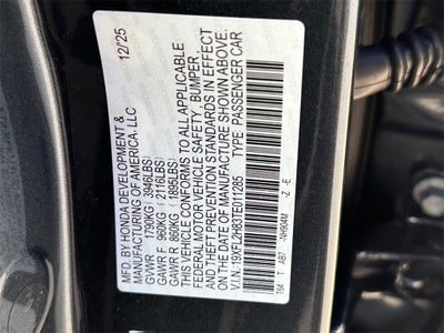 2026 Honda Civic Sport