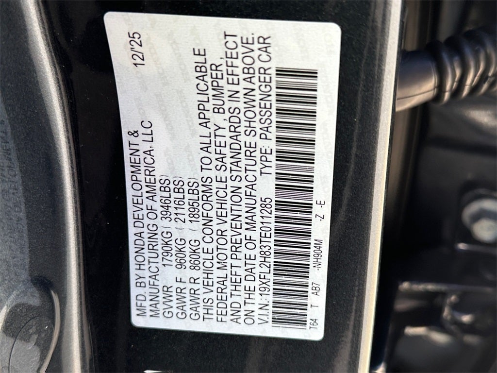 2026 Honda Civic Sport