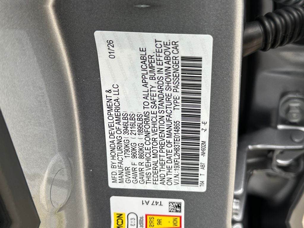 2026 Honda Civic Sport