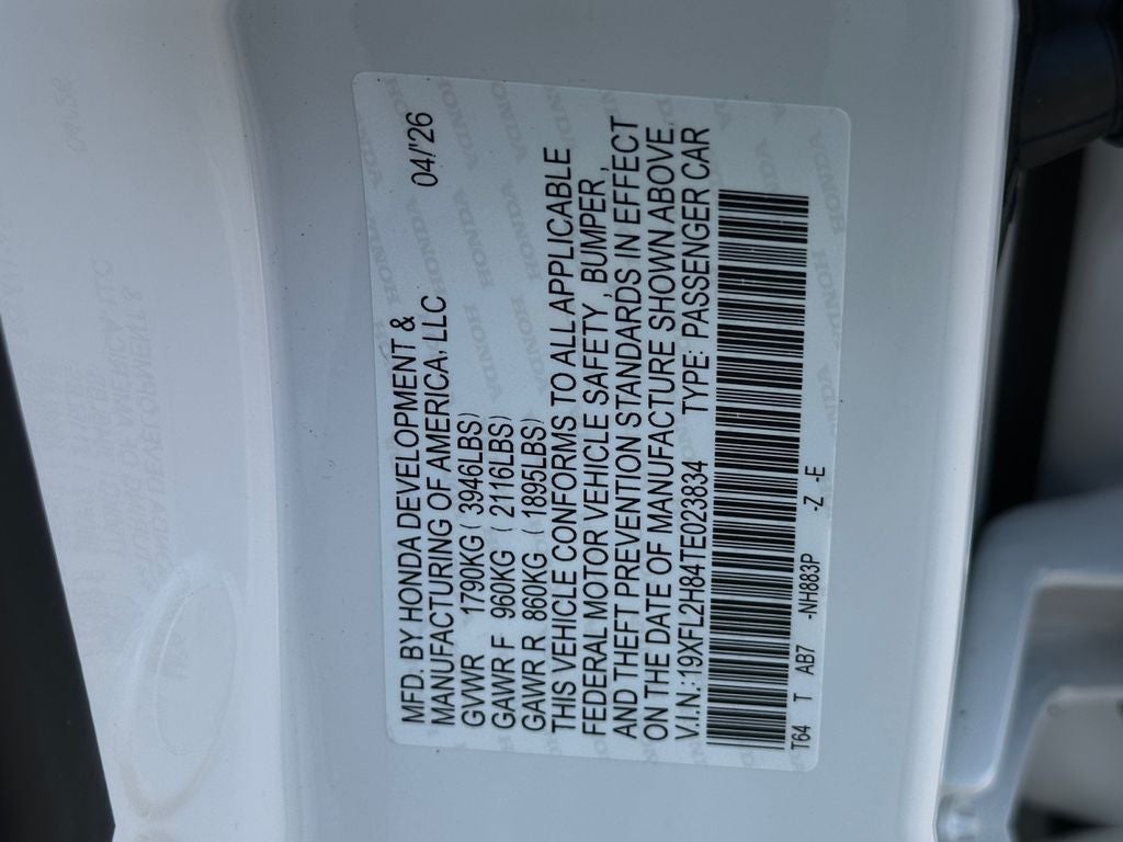 2026 Honda Civic Sport
