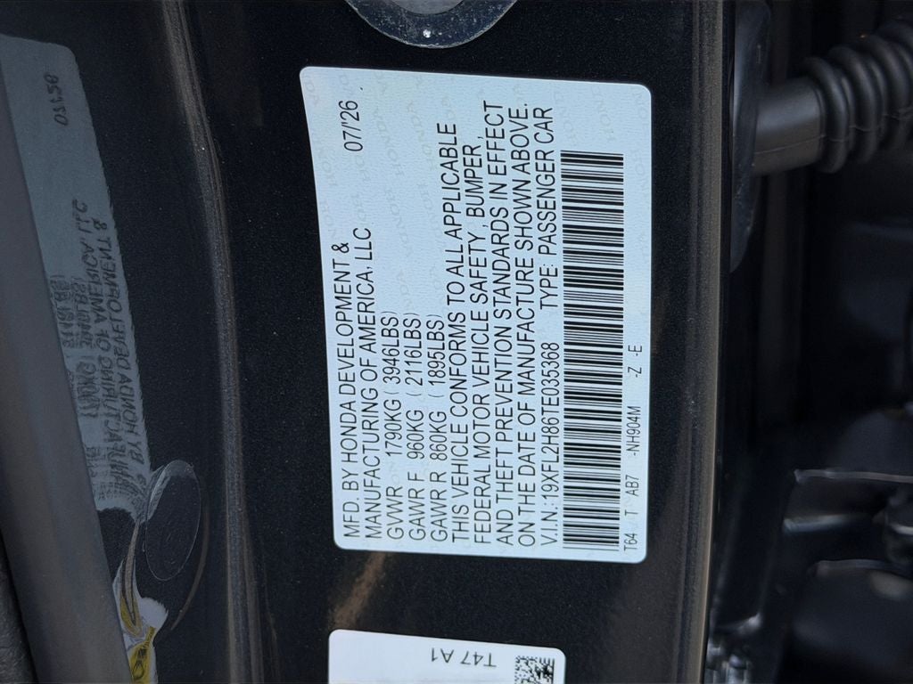 2026 Honda Civic Sport