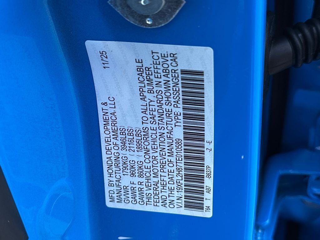 2026 Honda Civic Sport