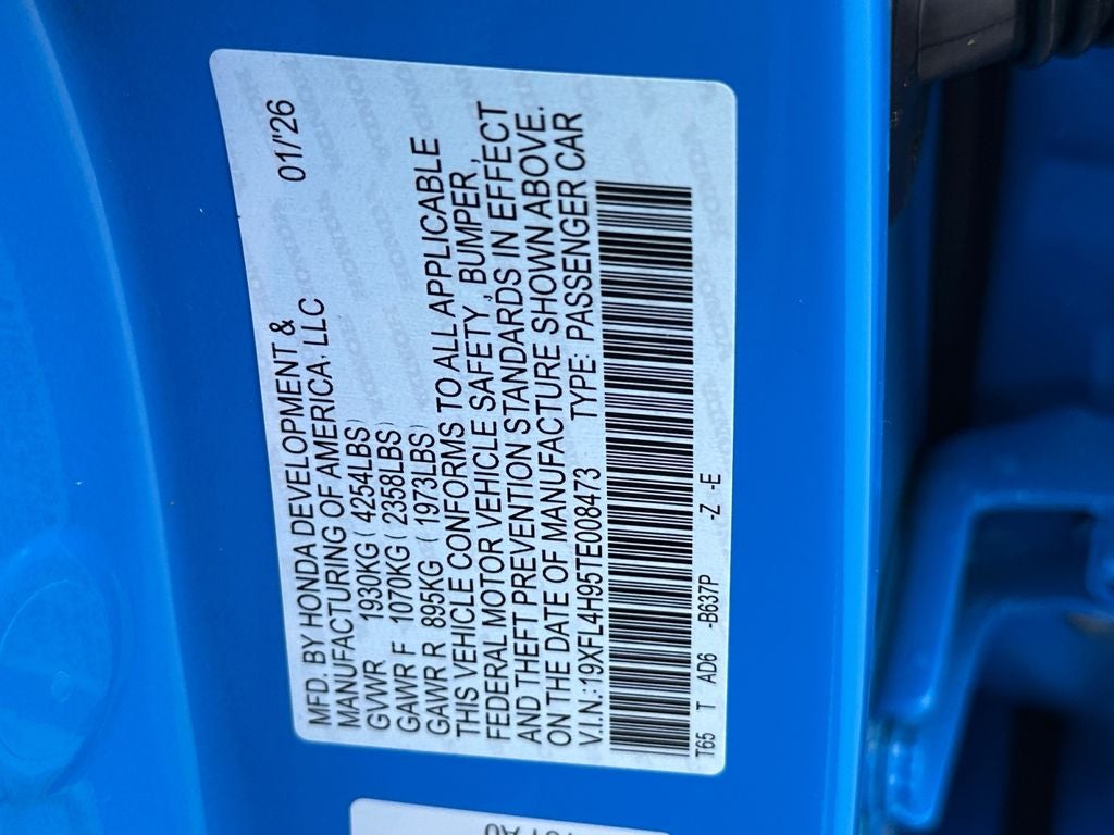 2026 Honda Civic Hybrid Sport Touring