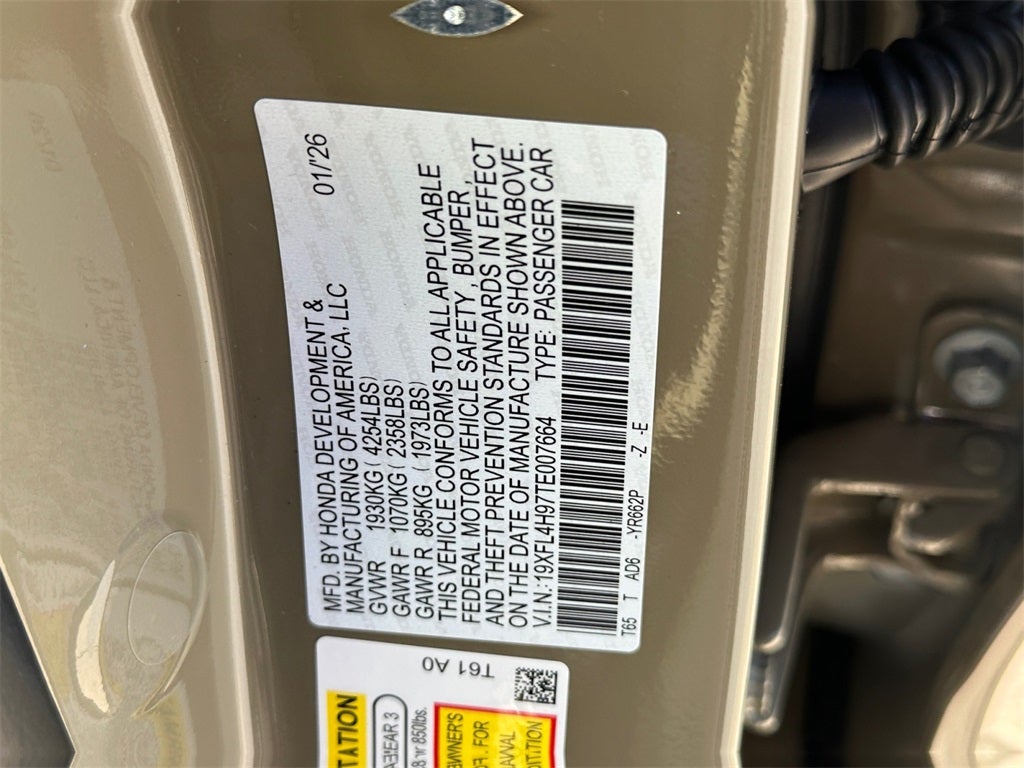 2026 Honda Civic Hybrid Sport Touring