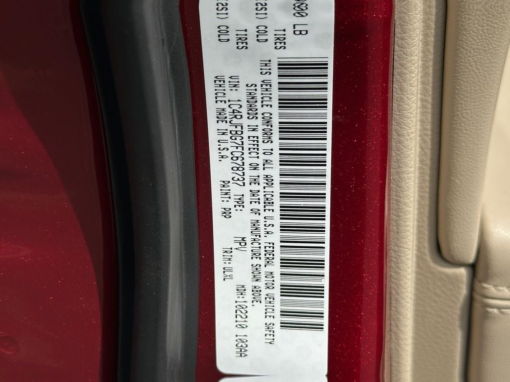 2015 Jeep Grand Cherokee Limited