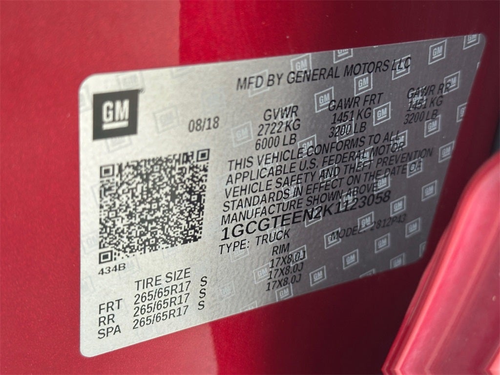 2019 Chevrolet Colorado ZR2