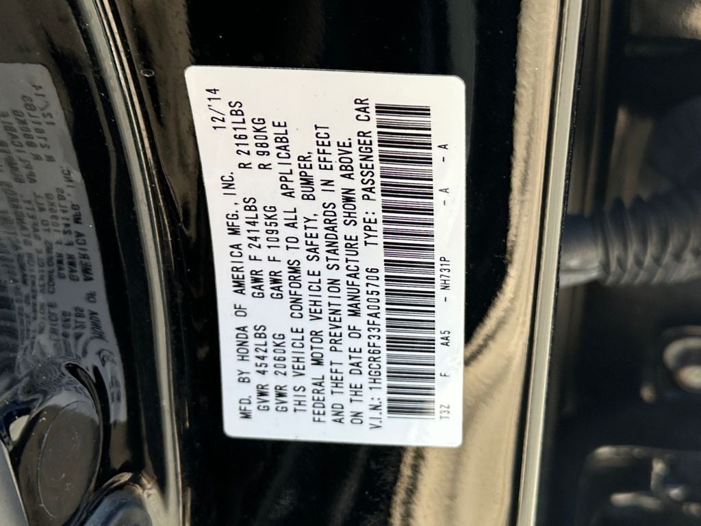 2015 Honda Accord Hybrid Base