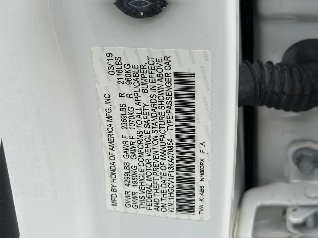 2019 Honda Accord LX