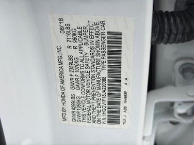 2018 Honda Accord LX