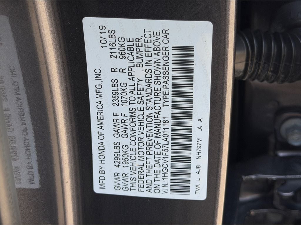 2020 Honda Accord EX-L
