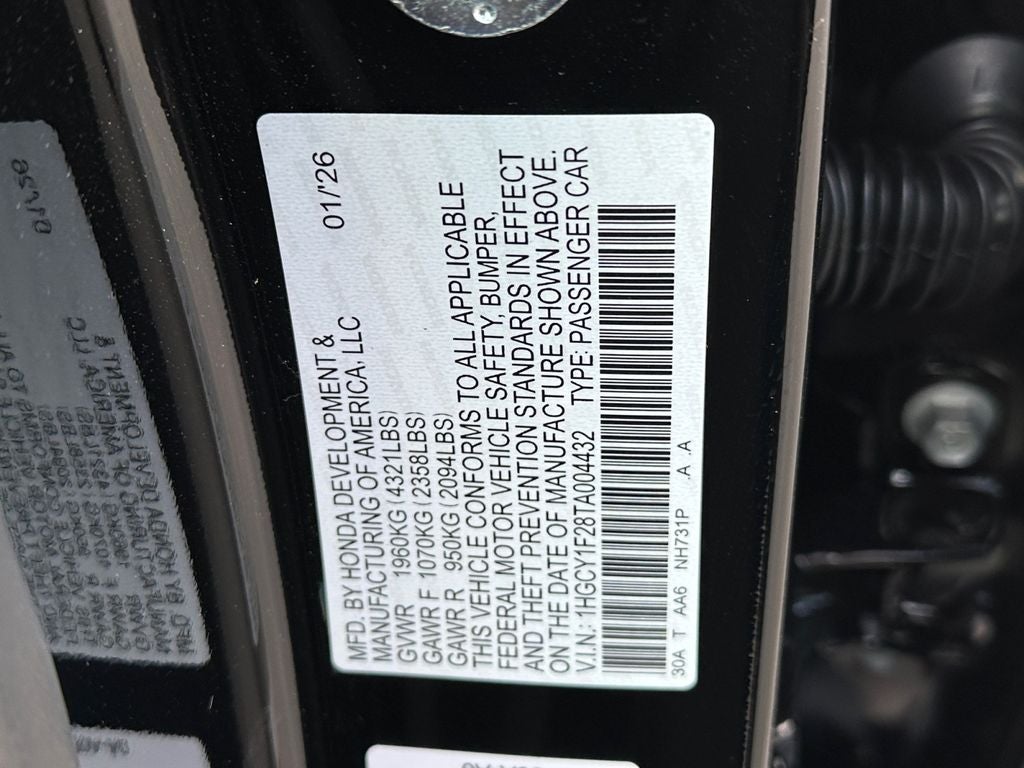 2026 Honda Accord LX