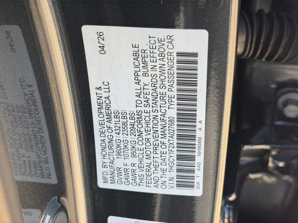 2026 Honda Accord LX
