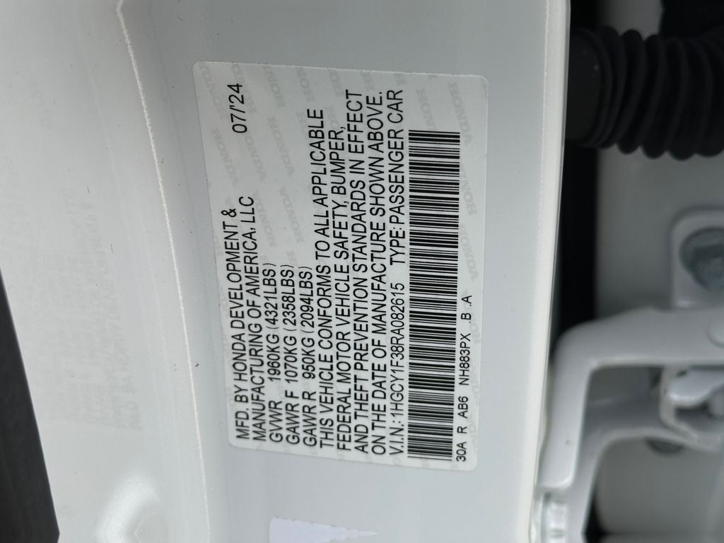 2024 Honda Accord EX - Low Miles!