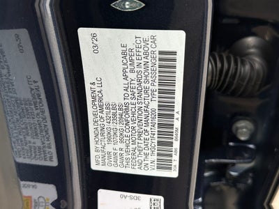 2026 Honda Accord SE