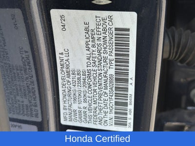 2025 Honda Accord SE