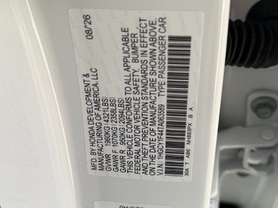 2026 Honda Accord SE