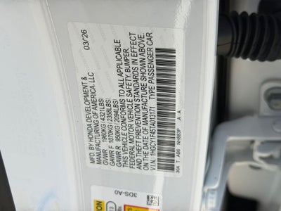 2026 Honda Accord SE