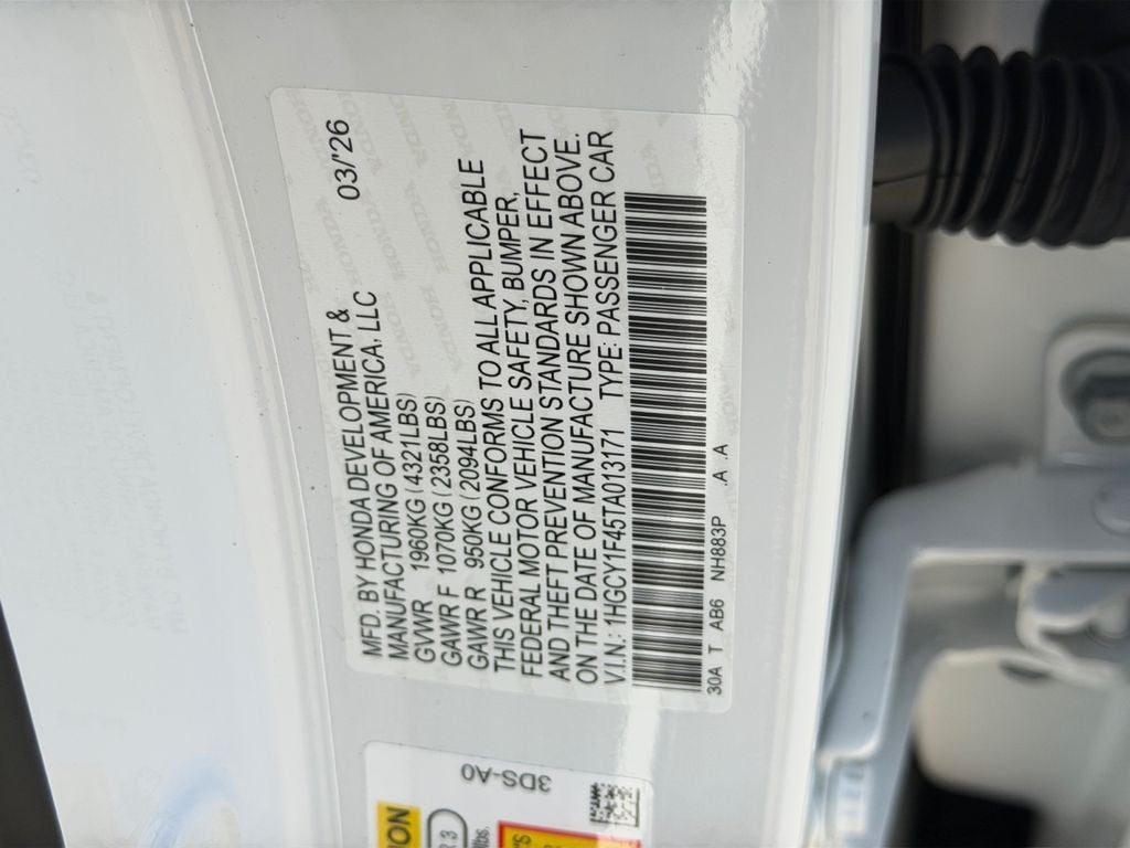 2026 Honda Accord SE