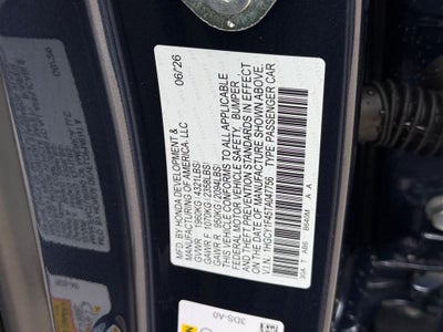 2026 Honda Accord SE