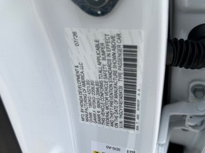 2026 Honda Accord SE