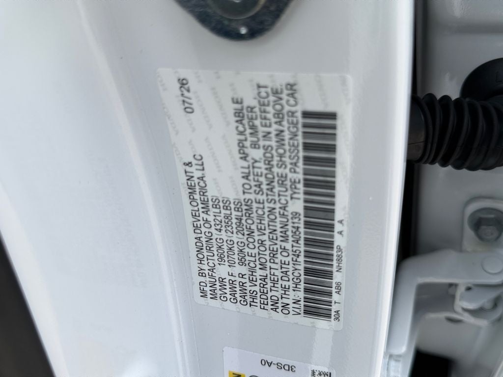 2026 Honda Accord SE