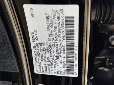 2026 Honda Accord SE