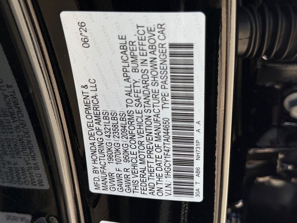 2026 Honda Accord SE