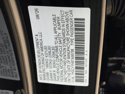 2026 Honda Accord SE