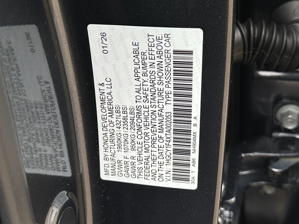 2026 Honda Accord SE