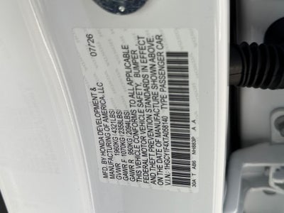2026 Honda Accord SE