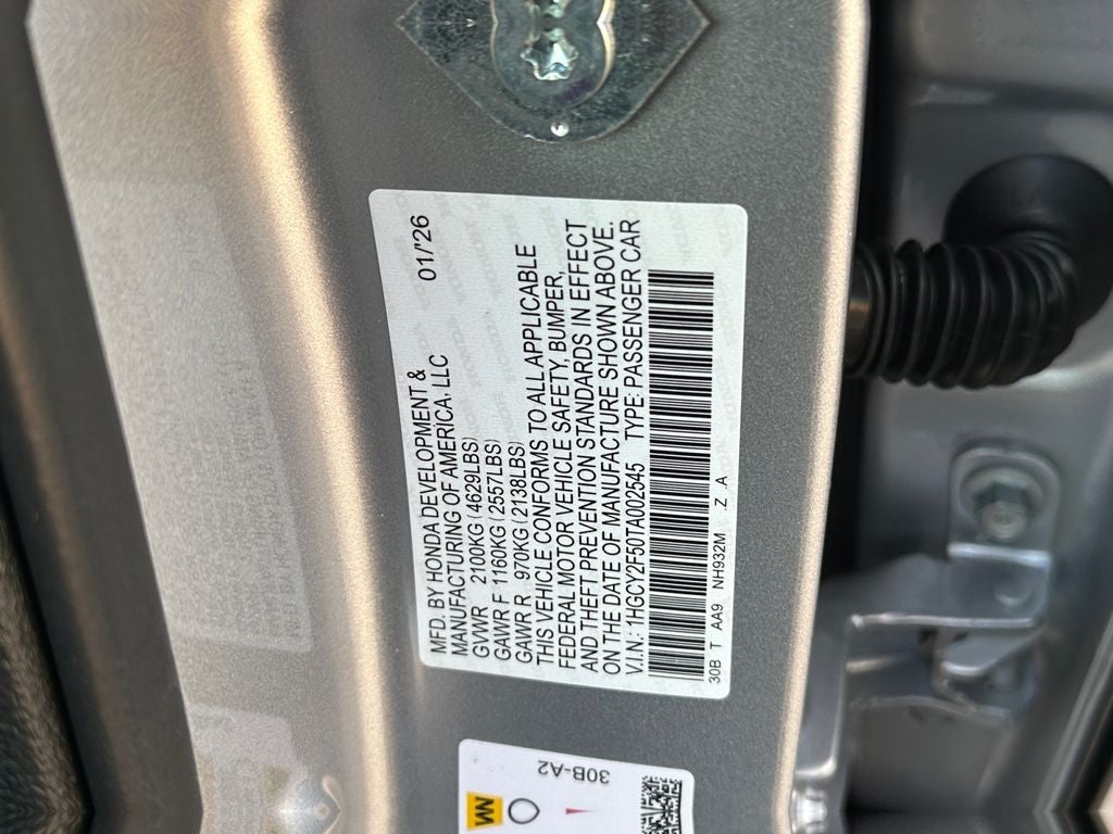 2026 Honda Accord Hybrid Sport