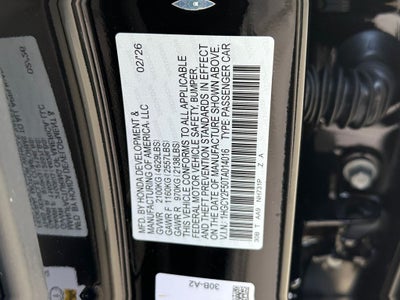 2026 Honda Accord Hybrid Sport