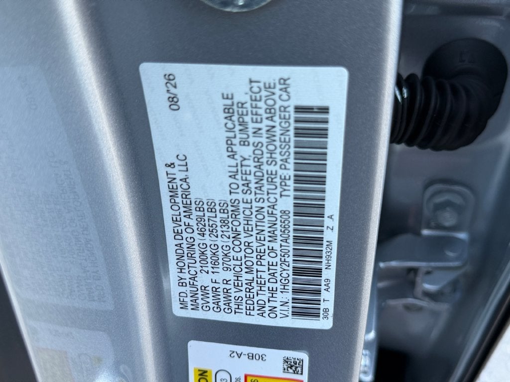 2026 Honda Accord Hybrid Sport