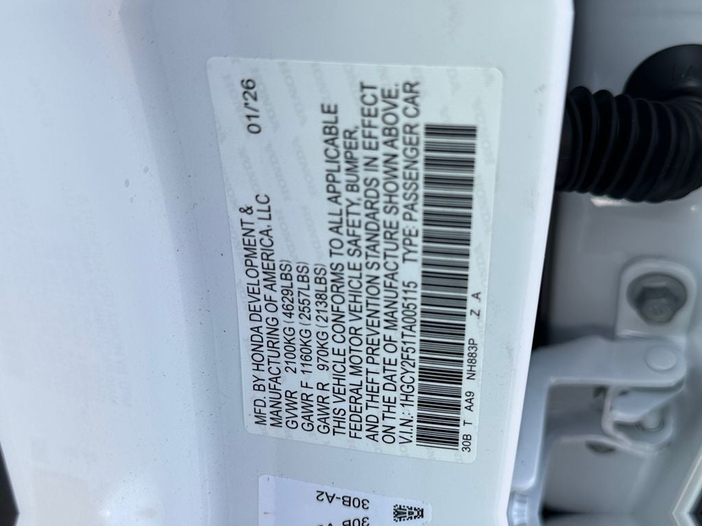 2026 Honda Accord Hybrid Sport
