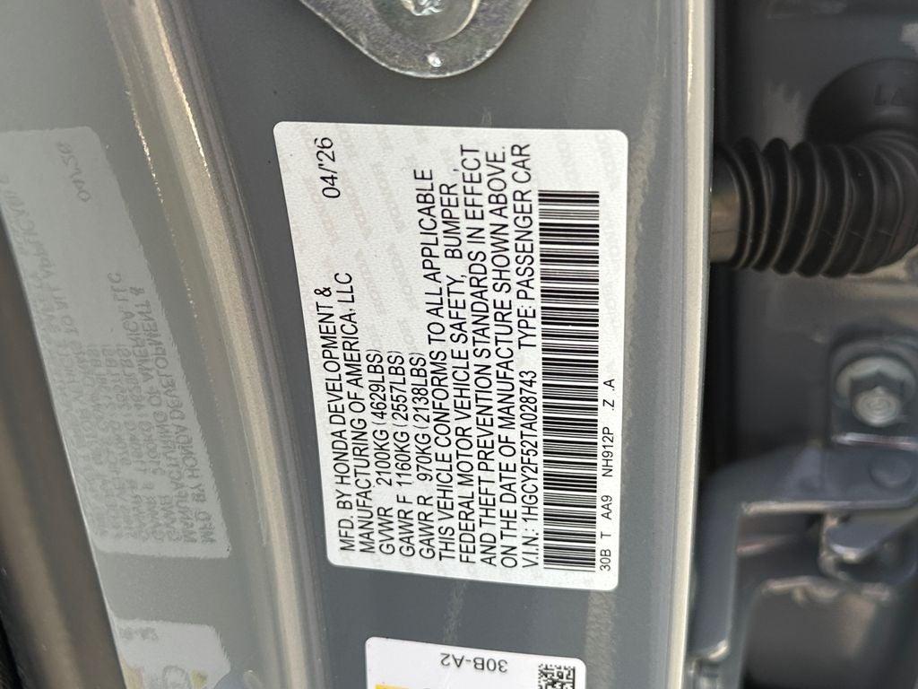 2026 Honda Accord Hybrid Sport