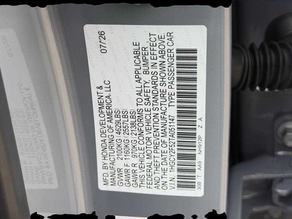 2026 Honda Accord Hybrid Sport