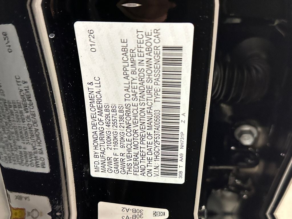 2026 Honda Accord Hybrid Sport