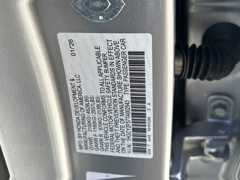 2026 Honda Accord Hybrid Sport