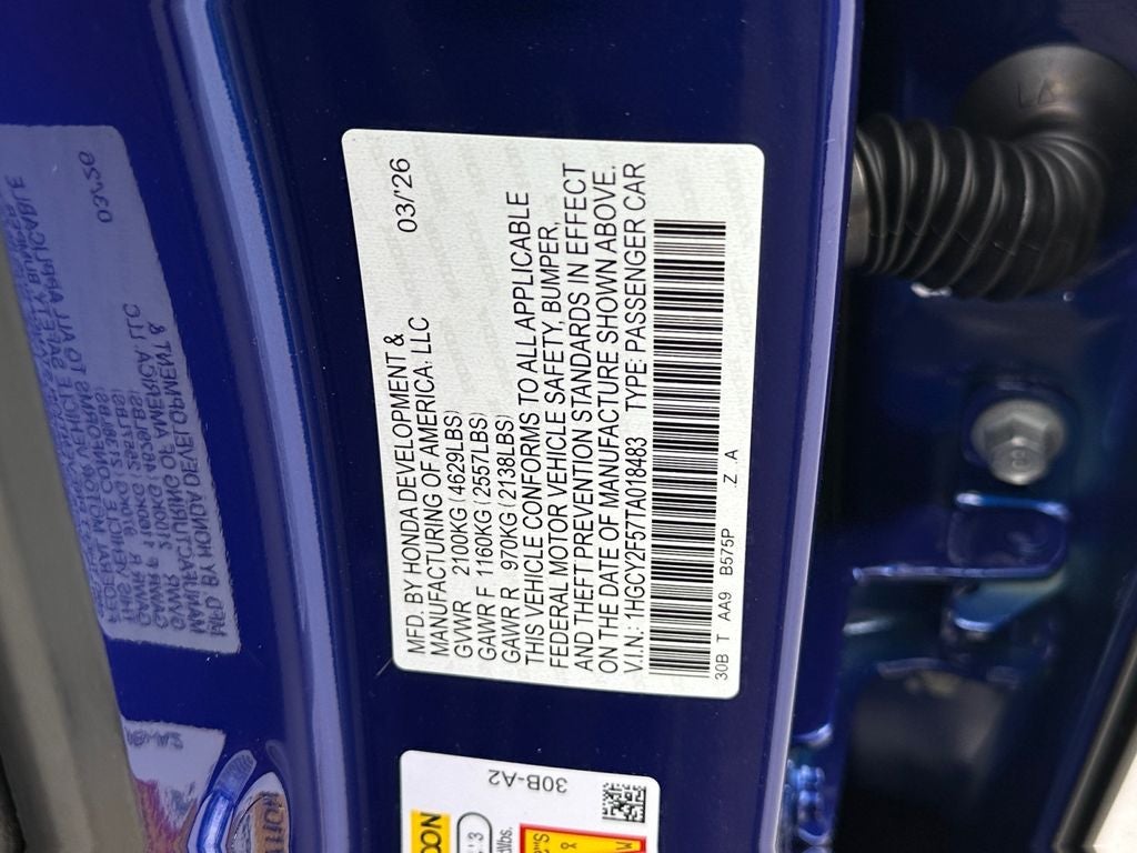 2026 Honda Accord Hybrid Sport