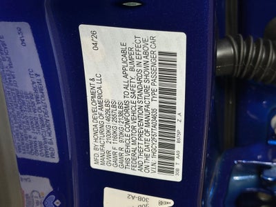 2026 Honda Accord Hybrid Sport