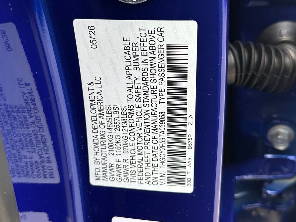 2026 Honda Accord Hybrid Sport