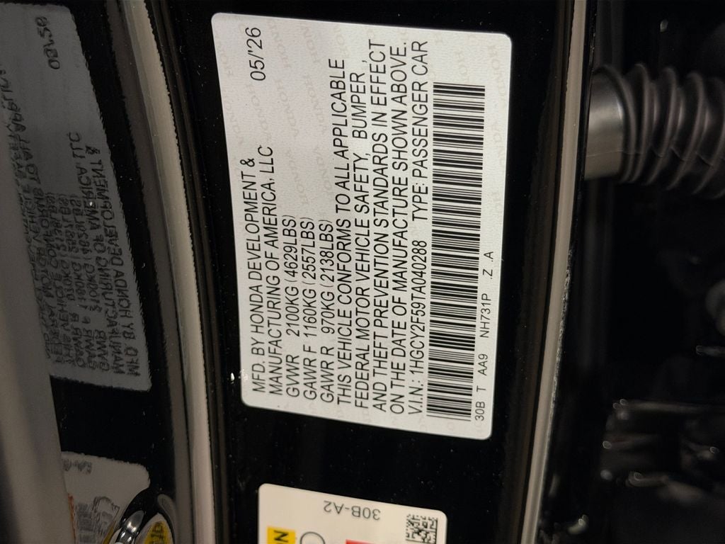 2026 Honda Accord Hybrid Sport
