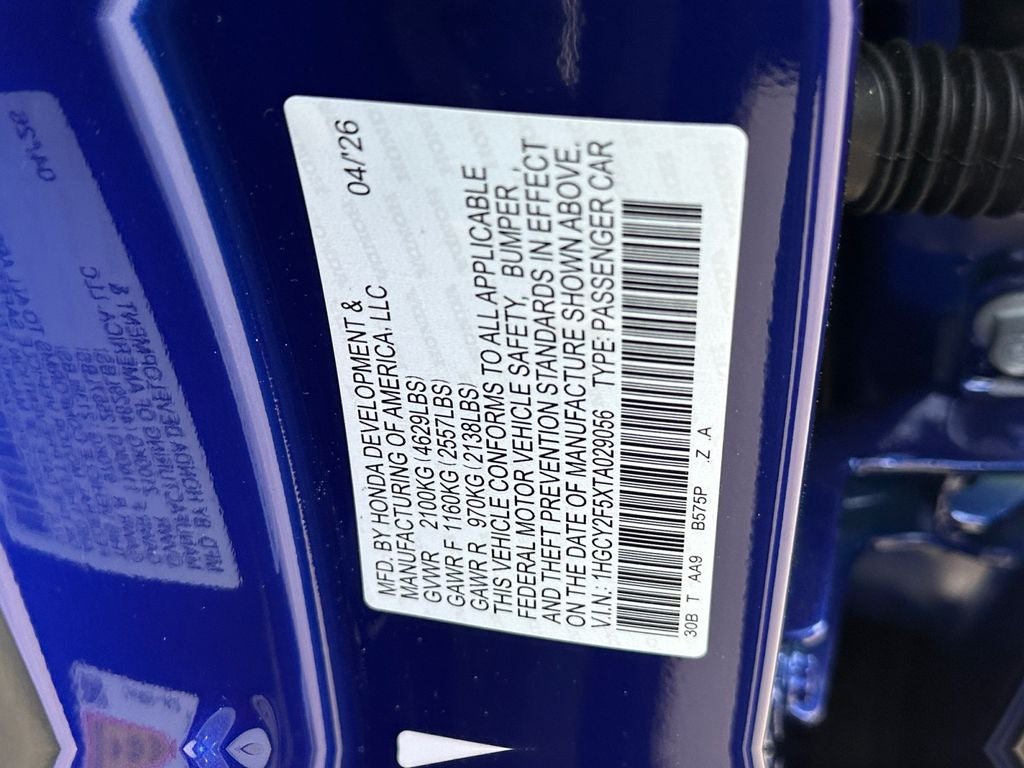 2026 Honda Accord Hybrid Sport