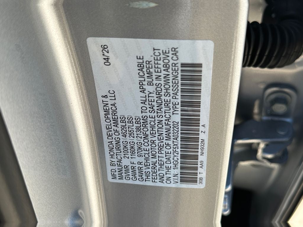 2026 Honda Accord Hybrid Sport