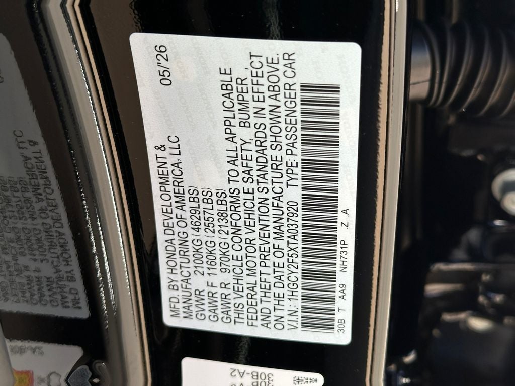 2026 Honda Accord Hybrid Sport