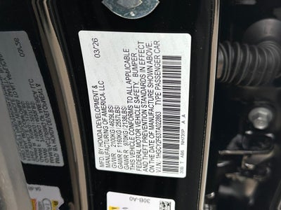 2026 Honda Accord Hybrid EX-L