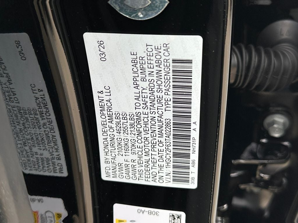 2026 Honda Accord Hybrid EX-L