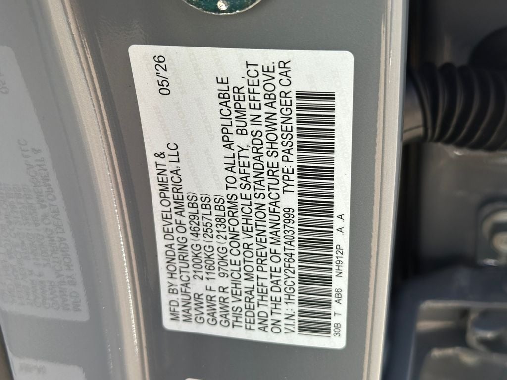 2026 Honda Accord Hybrid EX-L
